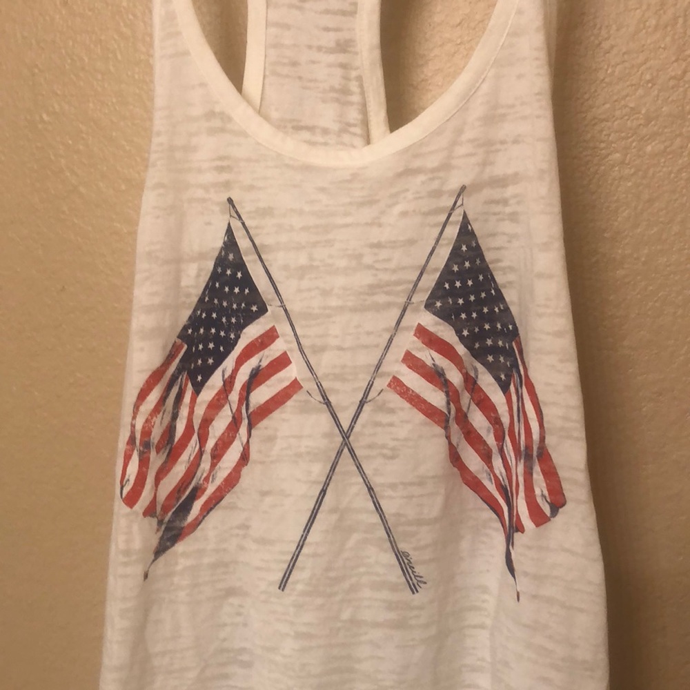$3 or FREE: NWT American Flag Tank - Large